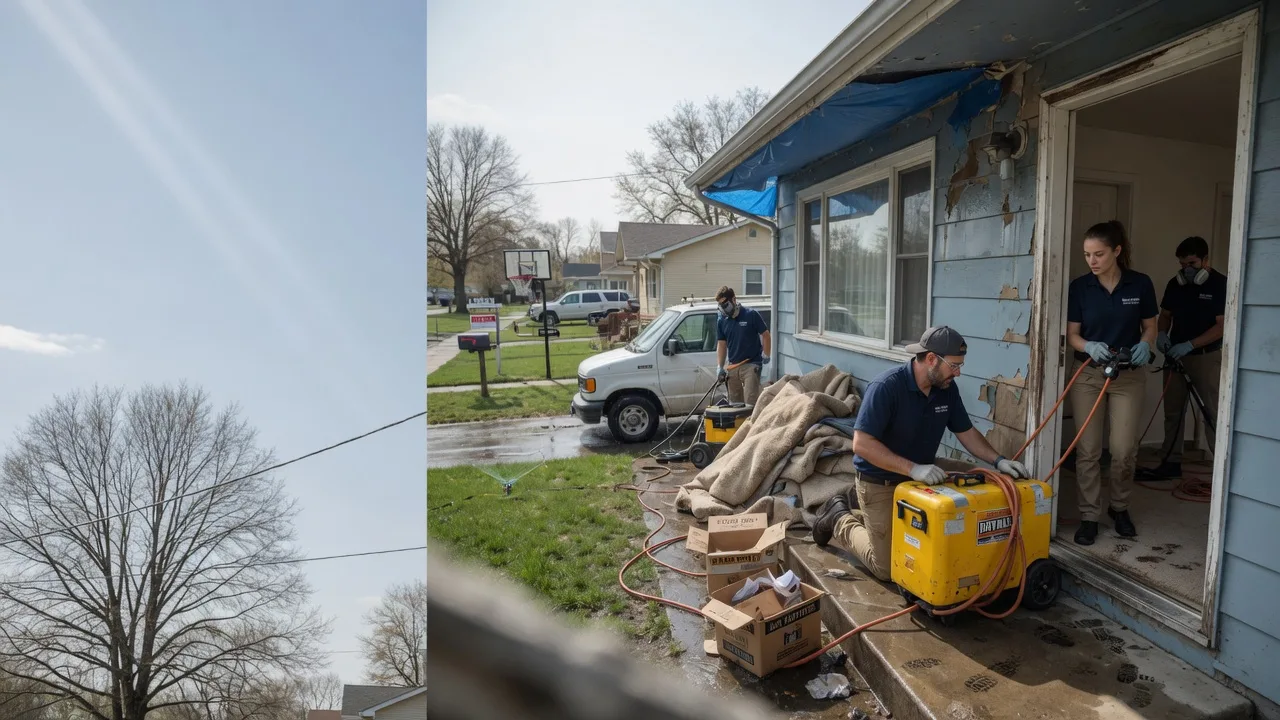 Basement Flood Cleanup in Worthville, KY near me